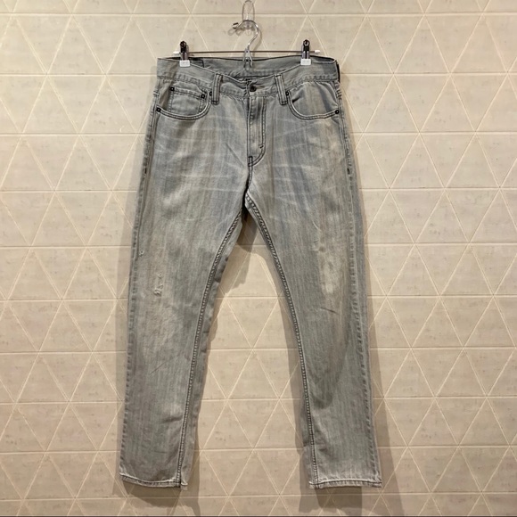 Levi's Other - 💙 Levi's 511 Slim Fit Distressed Jeans Gray 34x32